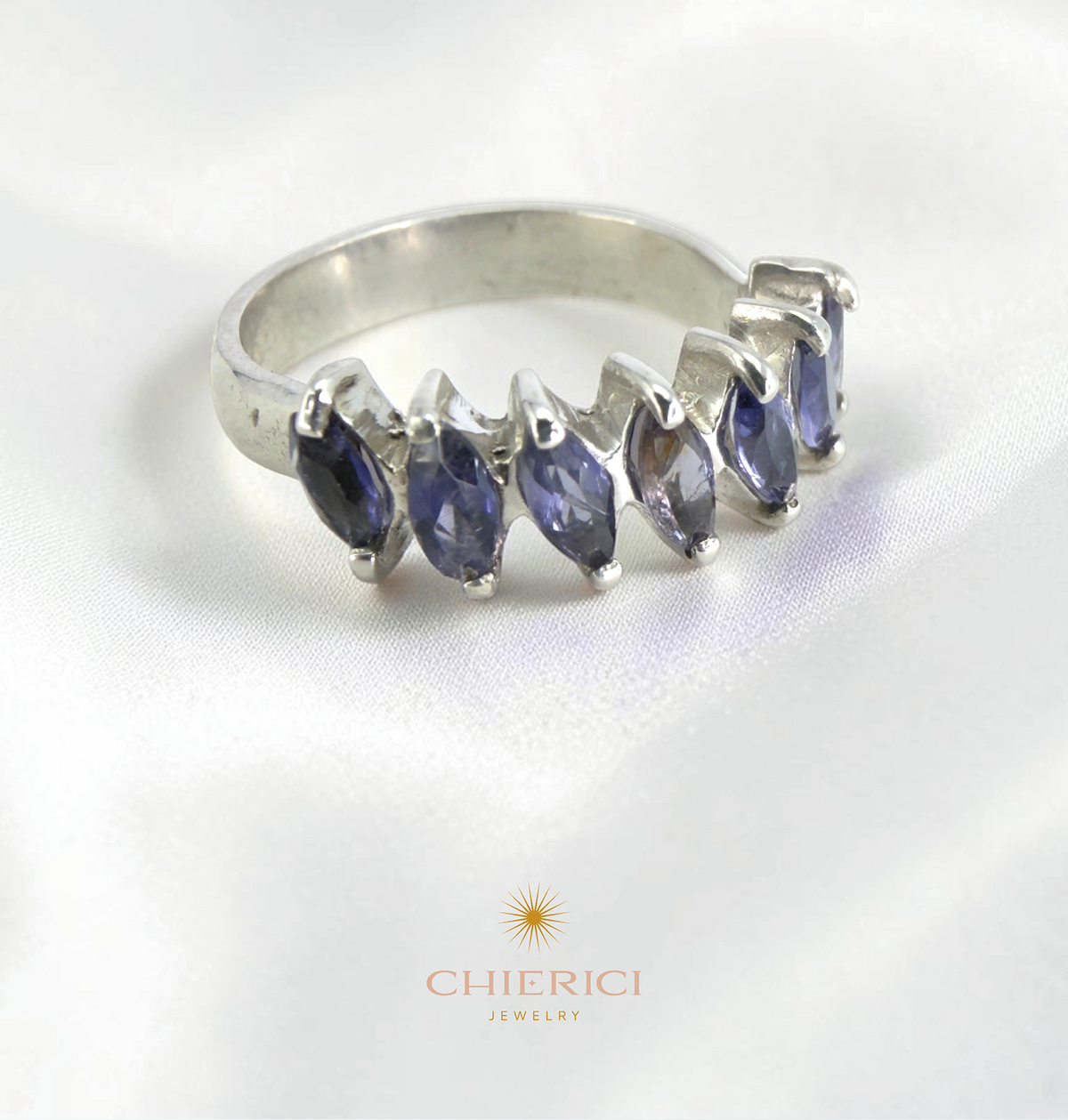 Blue Sapphire Axis Ring