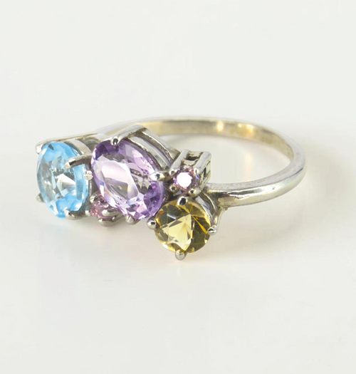 Sky Blue Topaz Ring