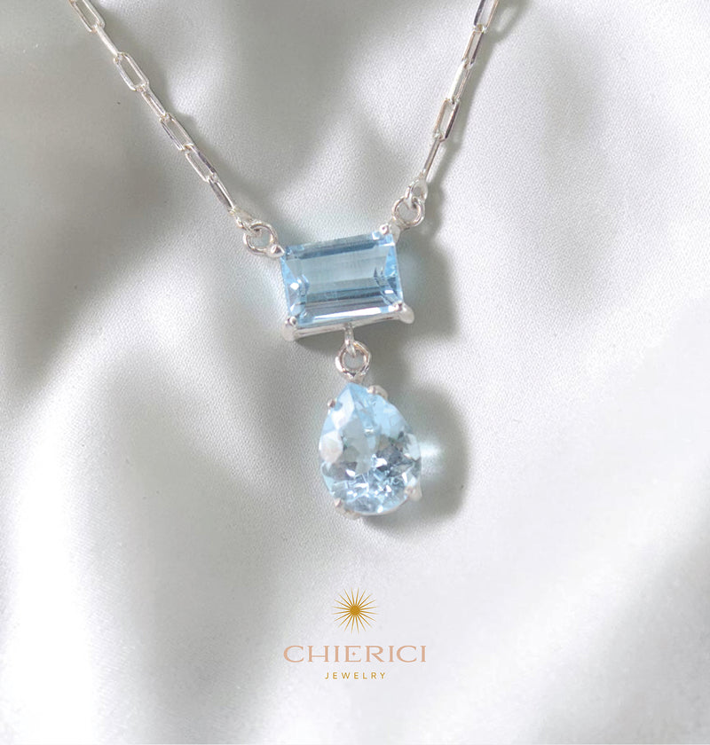 Choker Essenza Duo Topazio Sky