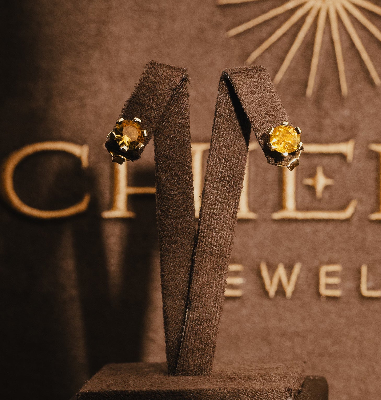 Unna Zari Beryl Solitaire Earring
