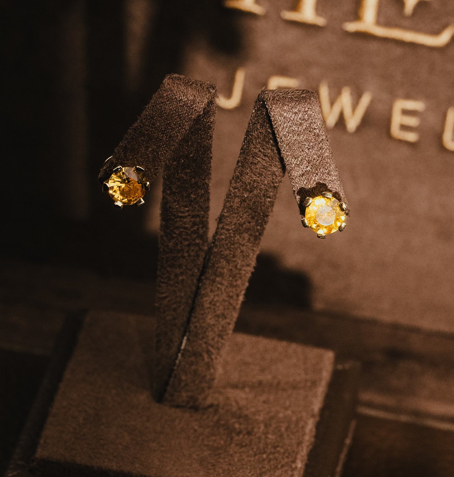 Unna Zari Beryl Solitaire Earring