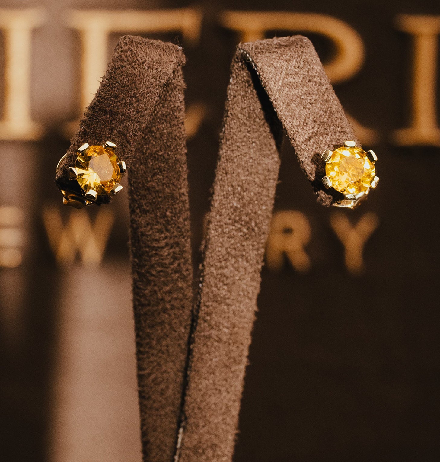 Unna Zari Beryl Solitaire Earring