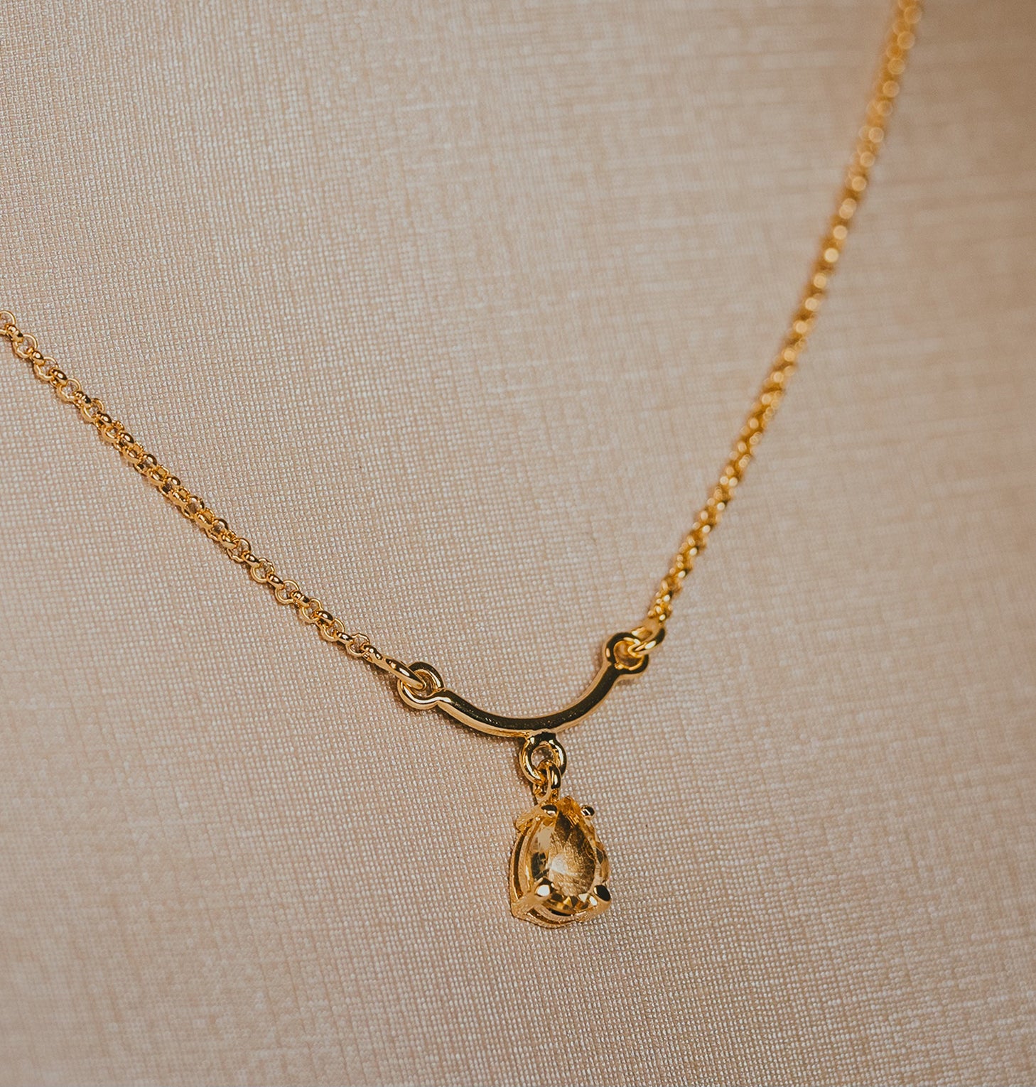 Brisa Citrine Necklace